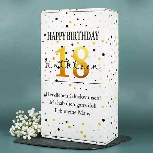 Moderne Geschenkverpackung für Ihr individuelles Geburtstagspräsent