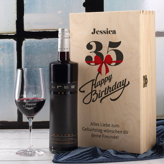 Geschenkset zum 35. Geburtstag