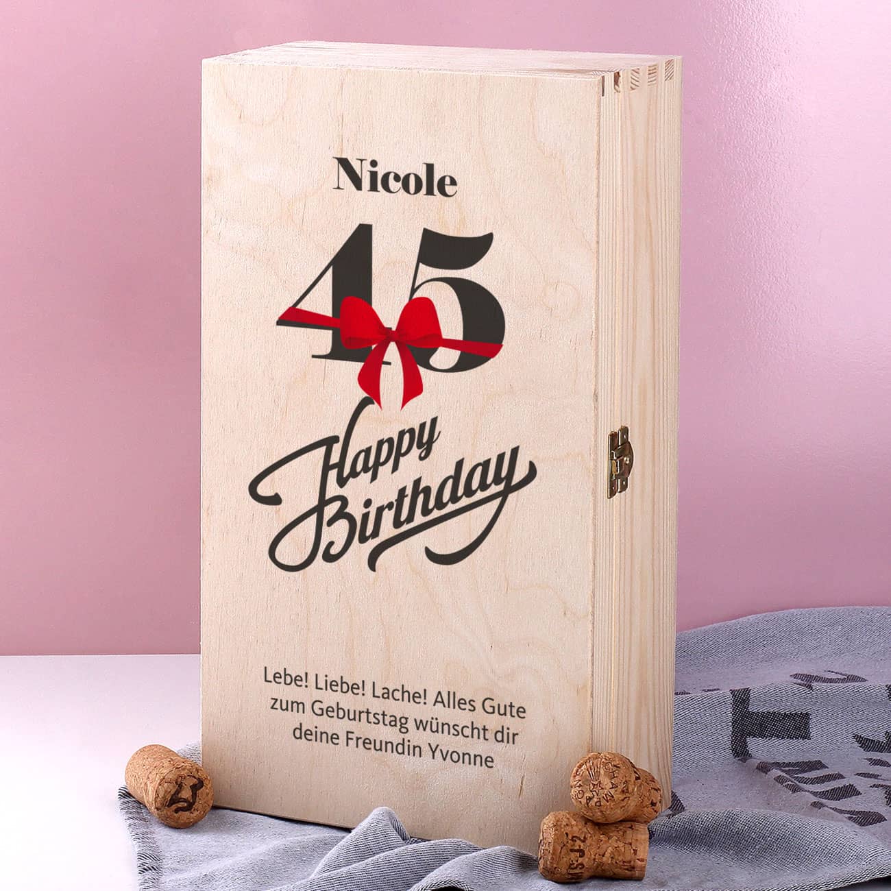 Bedruckte Geschenkbox