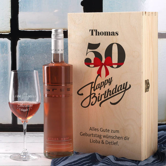 Wein Geschenkset zum Geburtstag