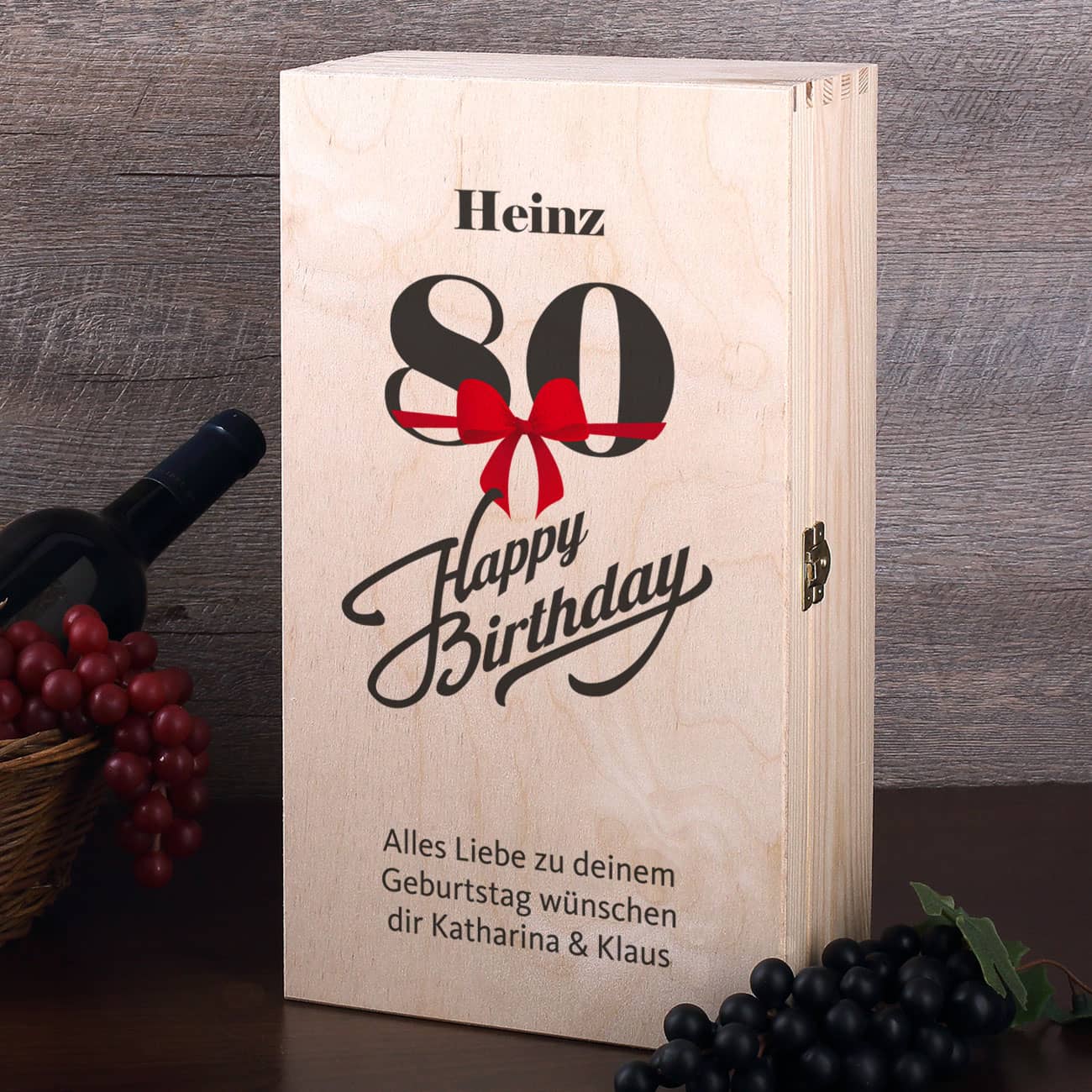 Bedruckte Geschenkbox