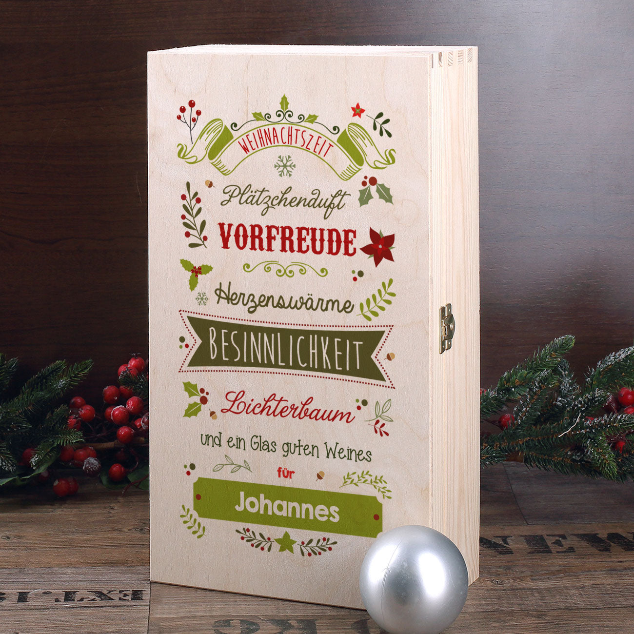 Bedruckte Geschenkbox