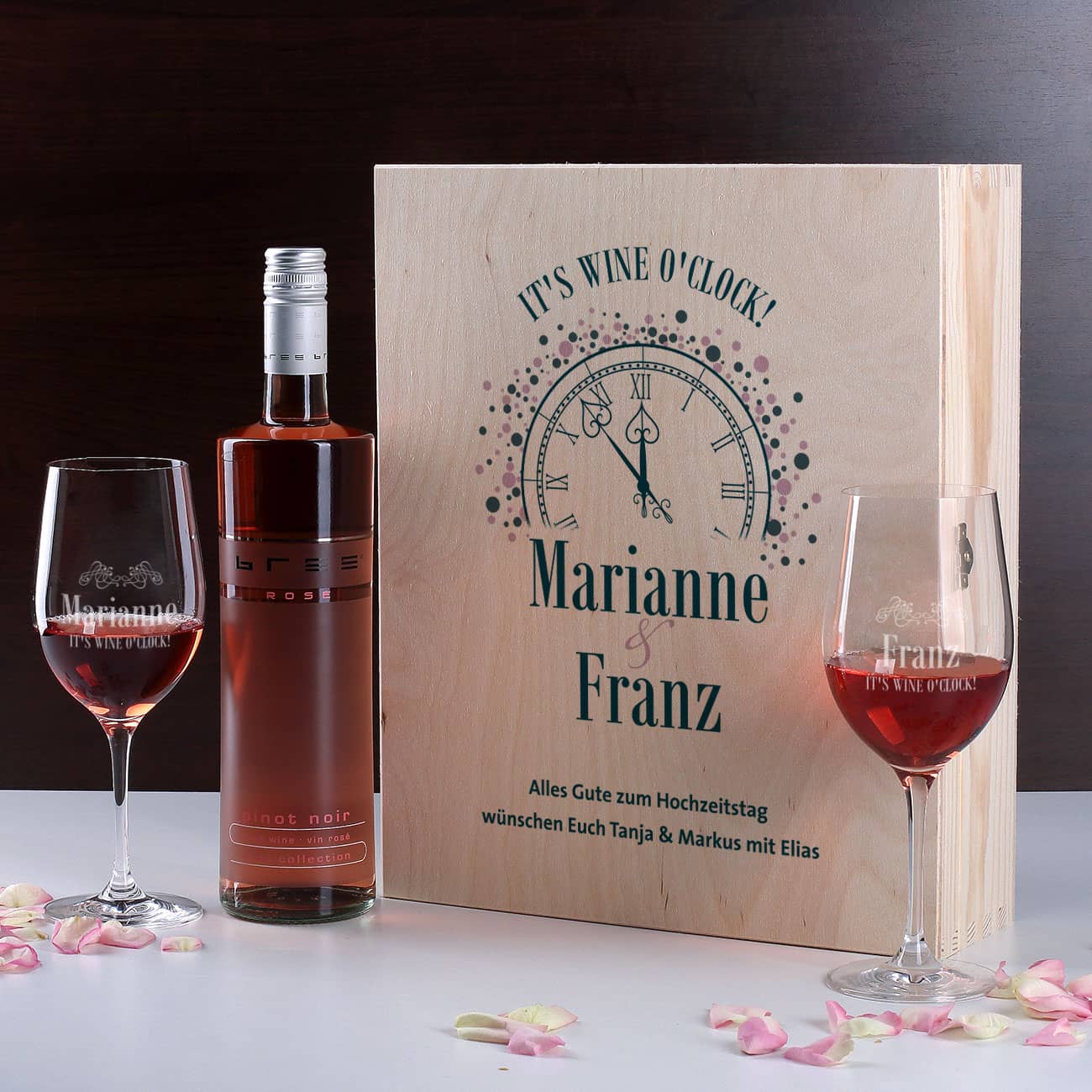 Geschenkset Wine 'c clock