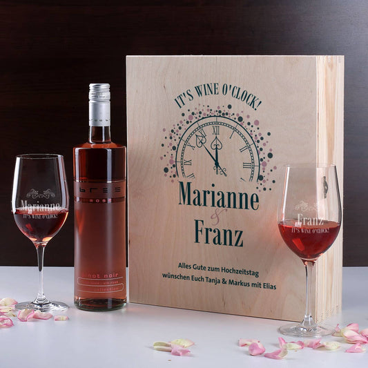 Geschenkset Wine 'c clock