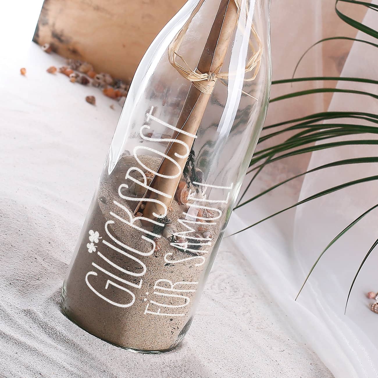 Glückspost zum selber dekorieren mit Deko