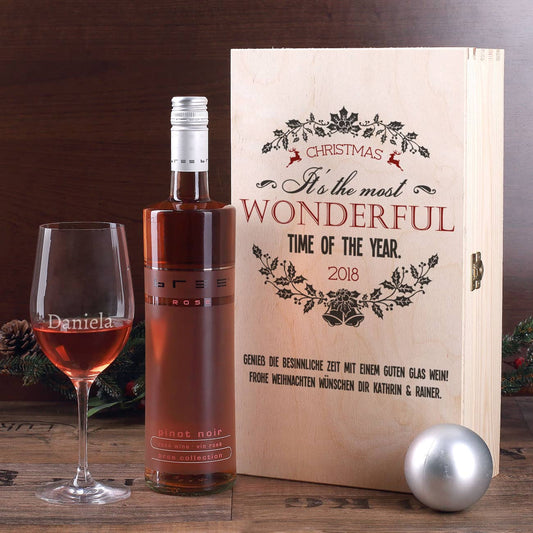 Weingeschenkset zu Weihnachten