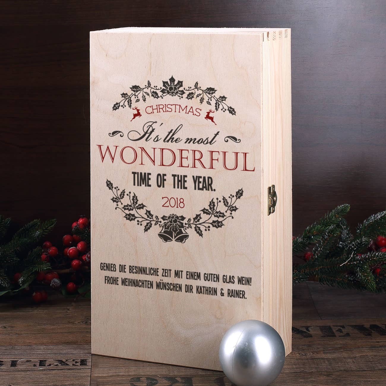 Bedruckte Geschenkbox