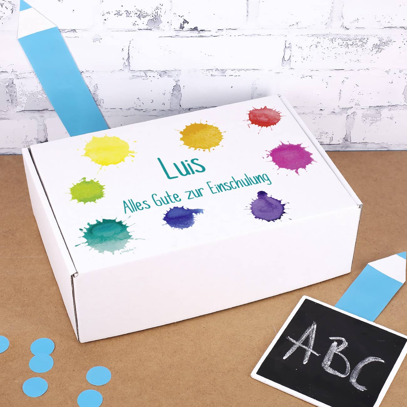 Bedruckte Geschenkverpackung