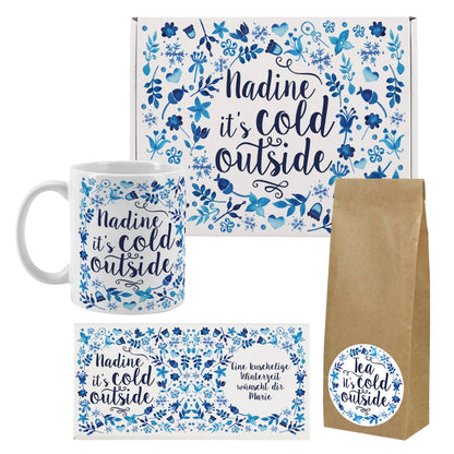Personalisiertes Tee Geschenkset zu Weihnachten oder Nikolaus