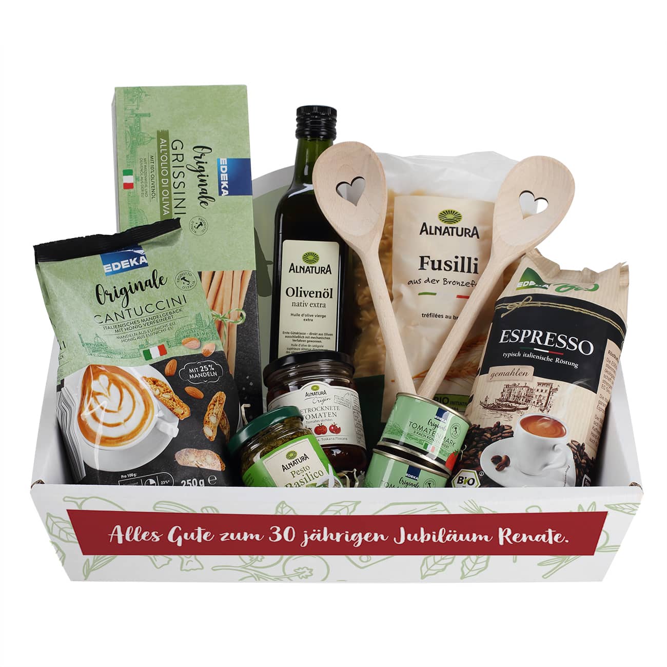 Prall gefüllter Geschenkkorb "Alles Gute"