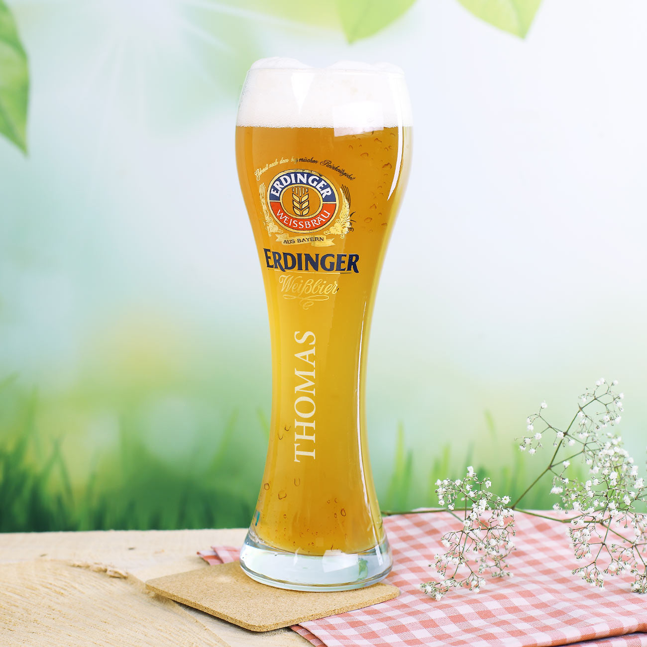 Erdinger Bierglas