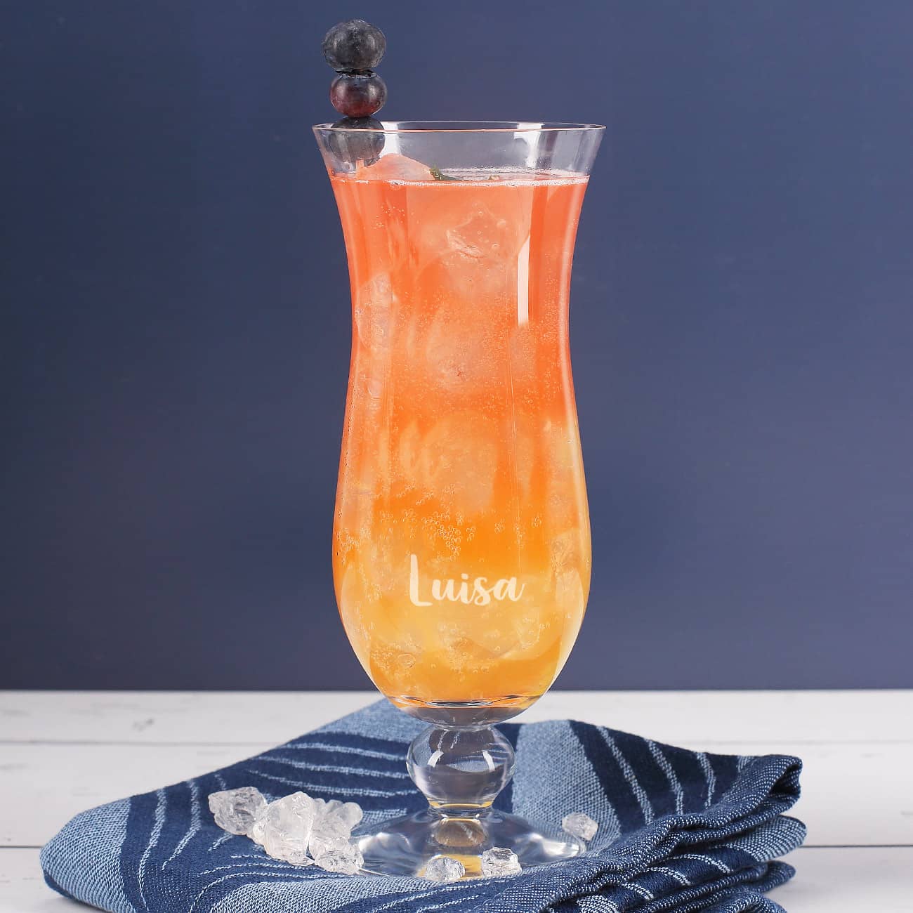 Graviertes Cocktailglas