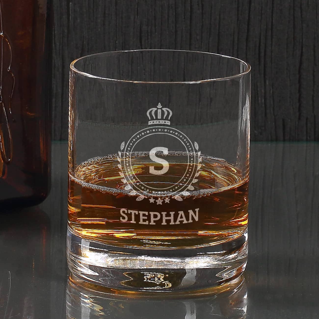 Bowmore Geschenk-Set mit graviertem Glas 