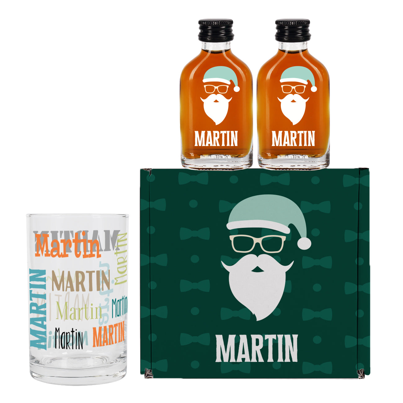 Set mit Name nach Wunsch bedruckt