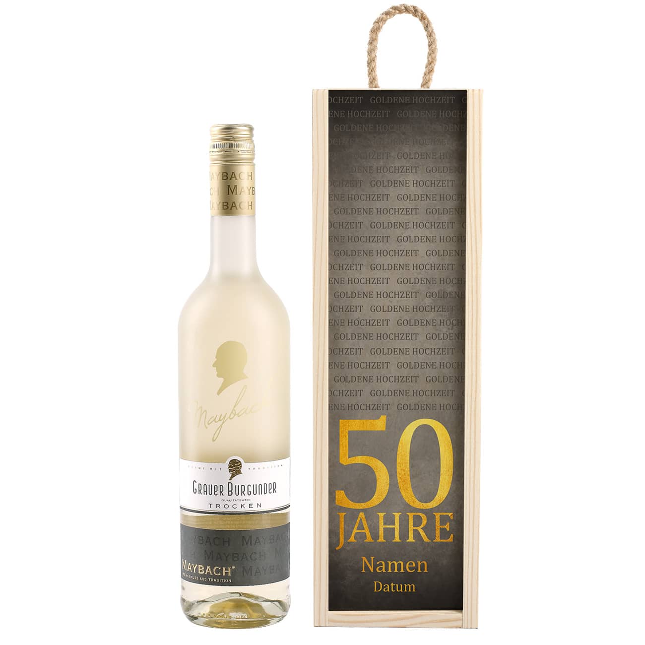 Box mit Ihren Daten personalisiert