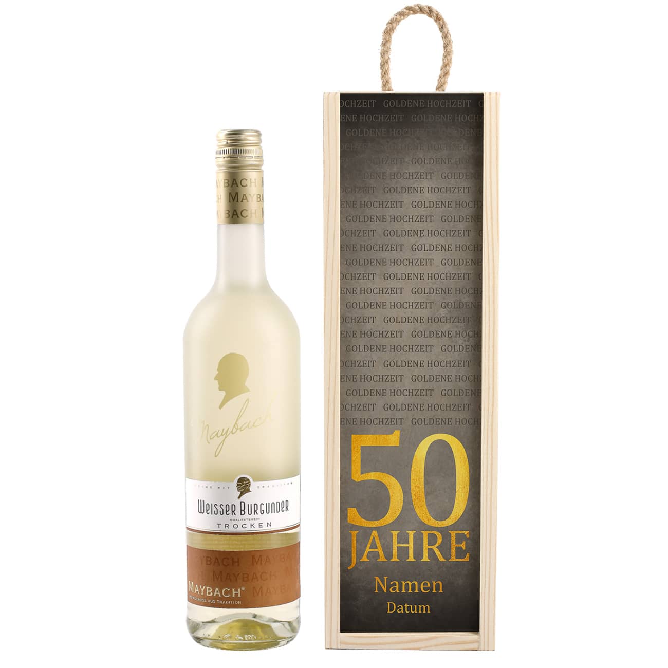 Box mit Ihren Daten personalisiert