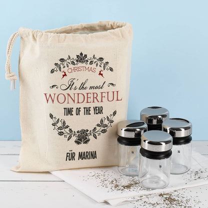 Streuer Set von WMF mit weihnachtlichem Geschenksack