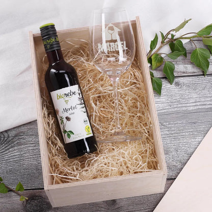 Biorebe Weinset als Geschenk zum Einzug