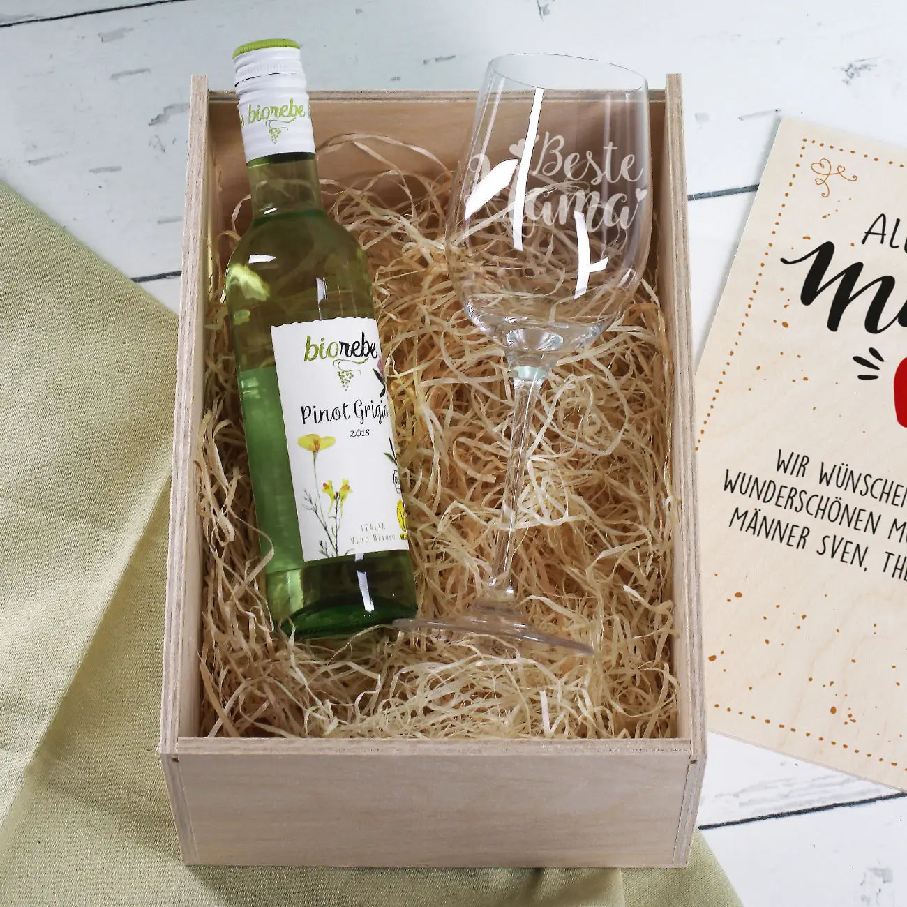 Wein-Geschenkset zum Muttertag - Alles Liebe Mama