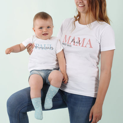 T-Shirt Set für Mama und Sohn