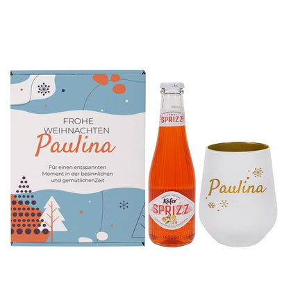 Geschenkset zu Weihnachten mit Weihnachtsmotiv