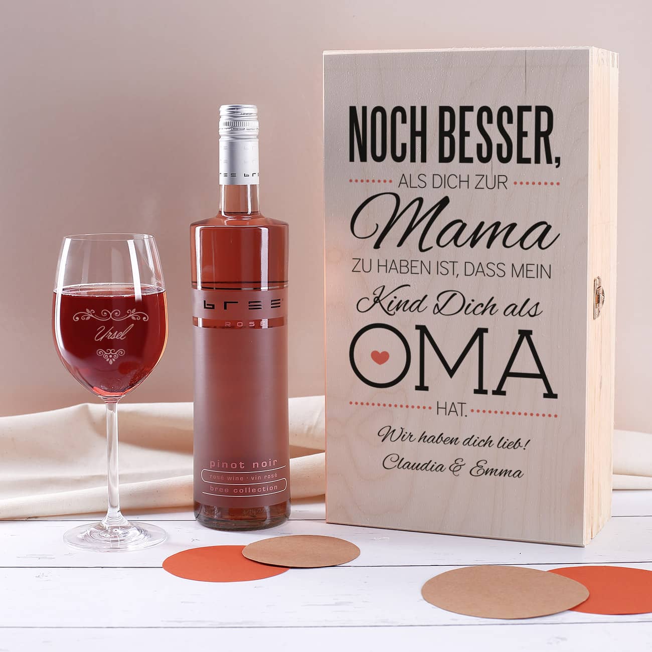 Weingeschenkset für die beste Oma