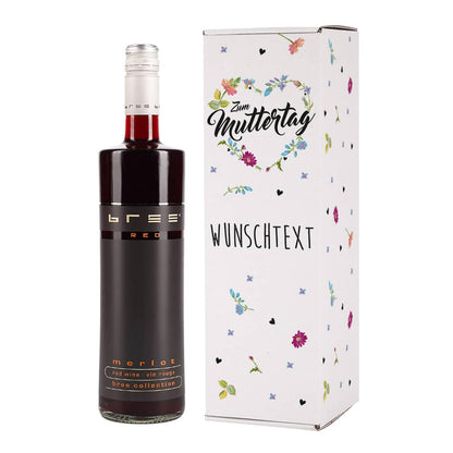BREE Rotwein mit personalisierter Flschenverpackung