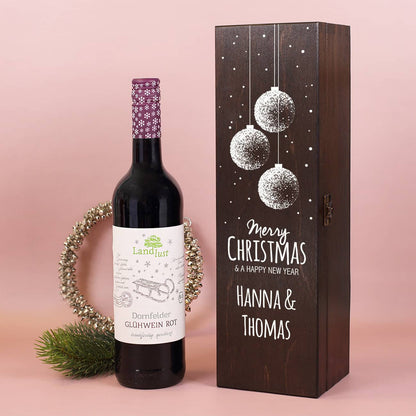 Landlust Bio Glühwein in personalisierter Weinkiste