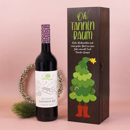 Weinverpackung mit Glühwein