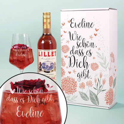 Lillet Geschenk Set mit persönlicher Gravur