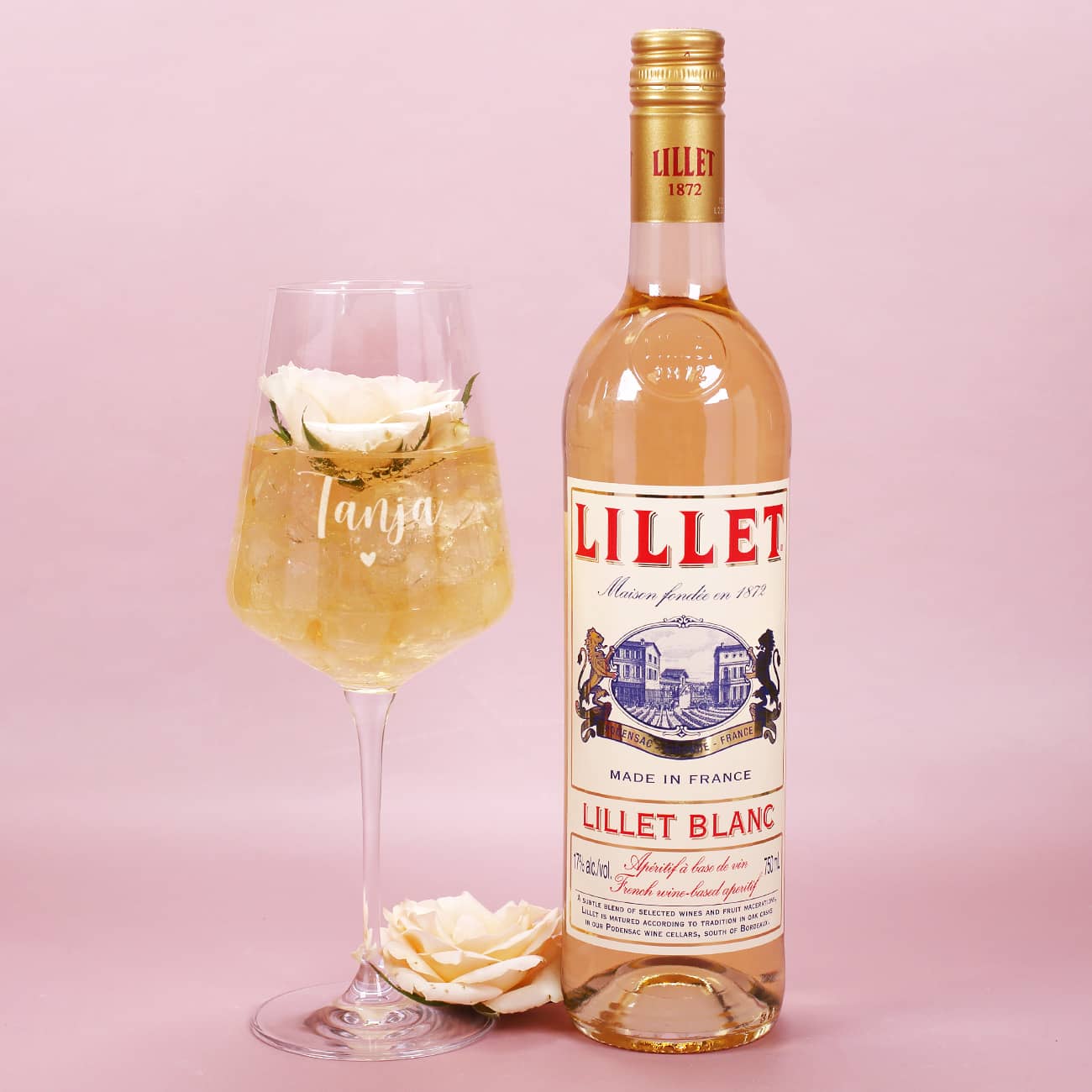 Leonardo Weinglas mit hochwertiger Namensgravur