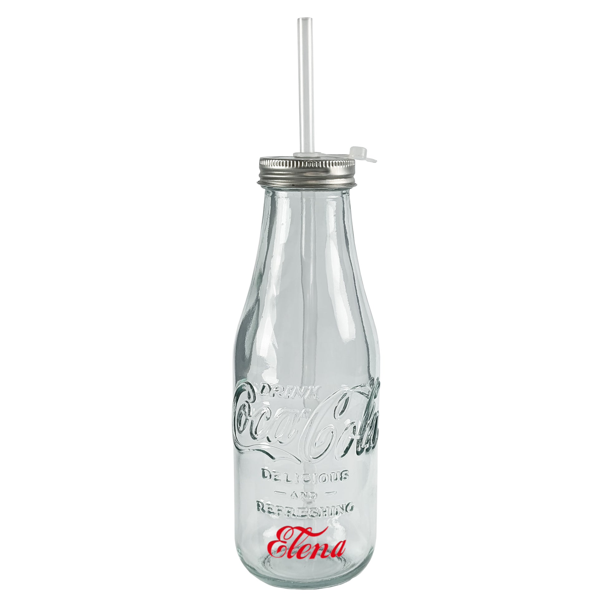 Produktbild auf weißem Hintergrund – mit Strohhalm & Deckel