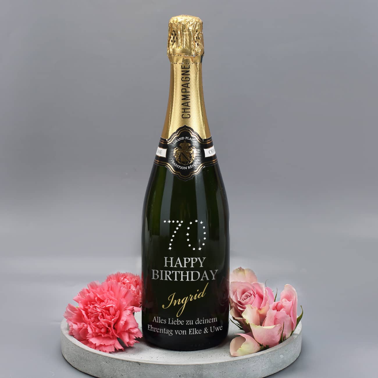 Feinster Champagner zum 70. MADE WITH SWAROVSKI® ELEMENTS