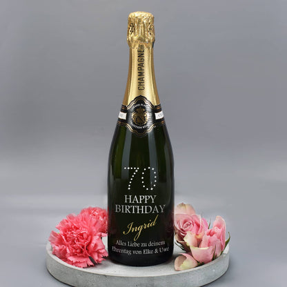 Feinster Champagner zum 70. MADE WITH SWAROVSKI® ELEMENTS
