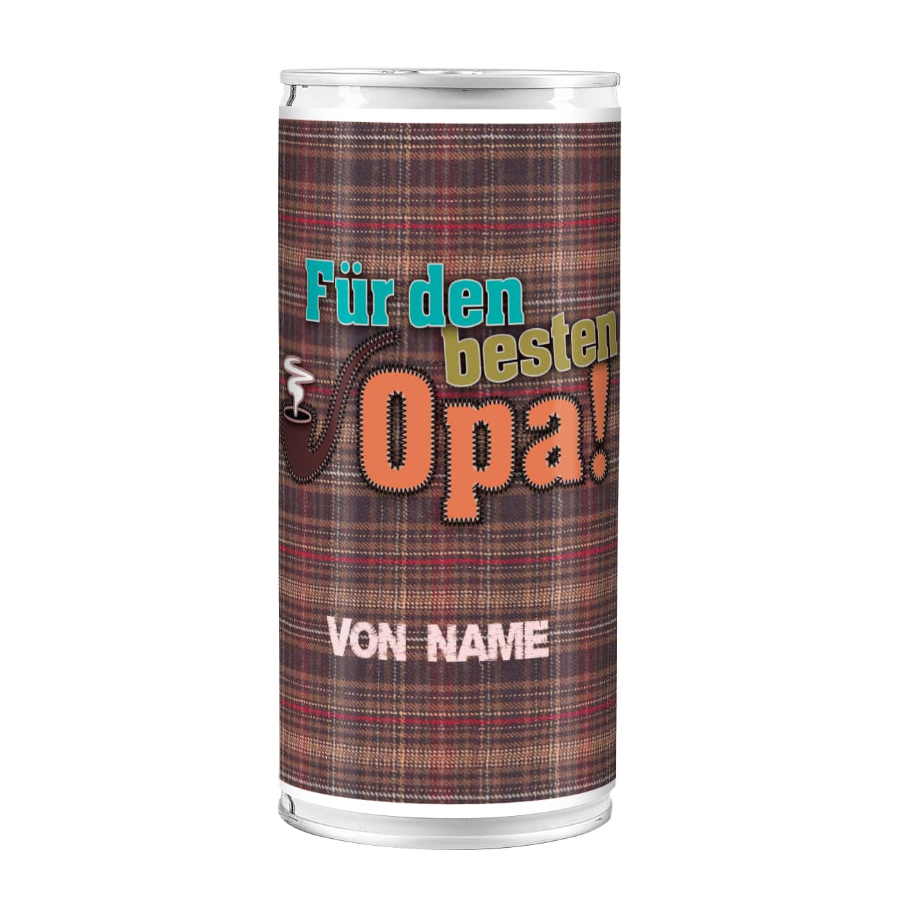 Bierbüchse für den Opageschenk