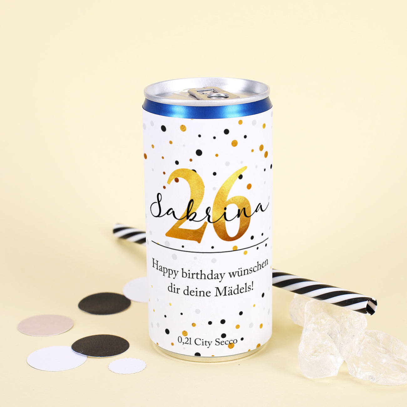 Secco in der Dose zum Geburtstag