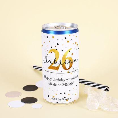 Secco in der Dose zum Geburtstag