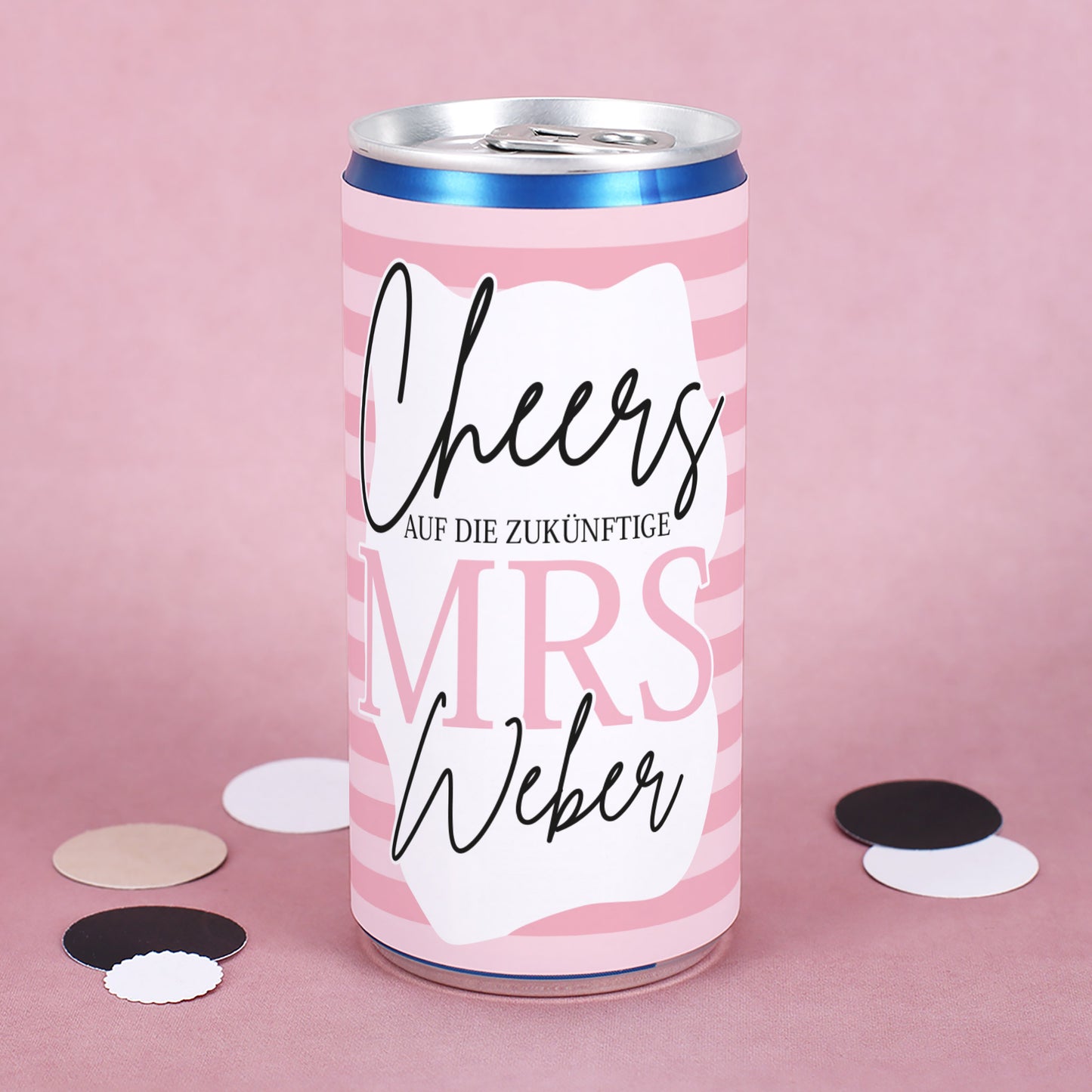 JGA-Secco für die Braut mit Wunschname | Cheers! Auf die zukünftige Mrs.