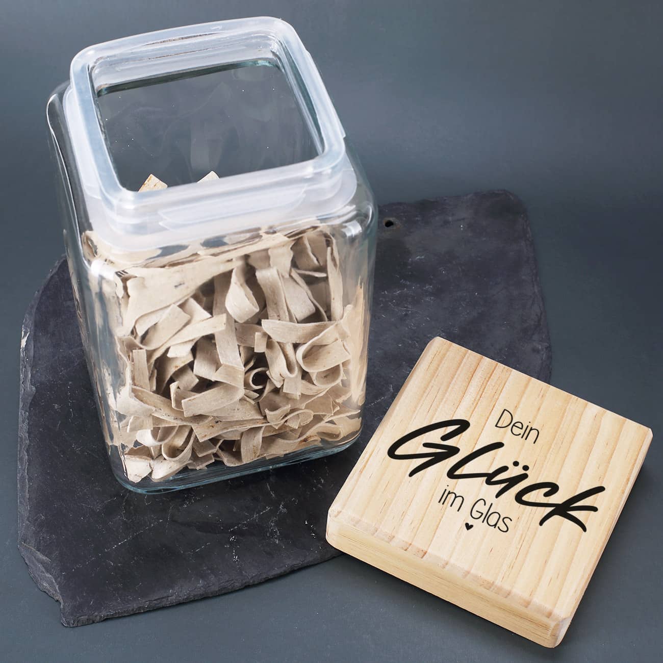 Deckel mit Name nach Wunsch bedruckt