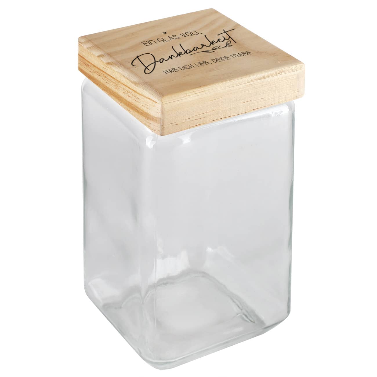 Mit Text nach Wunsch personalisiert