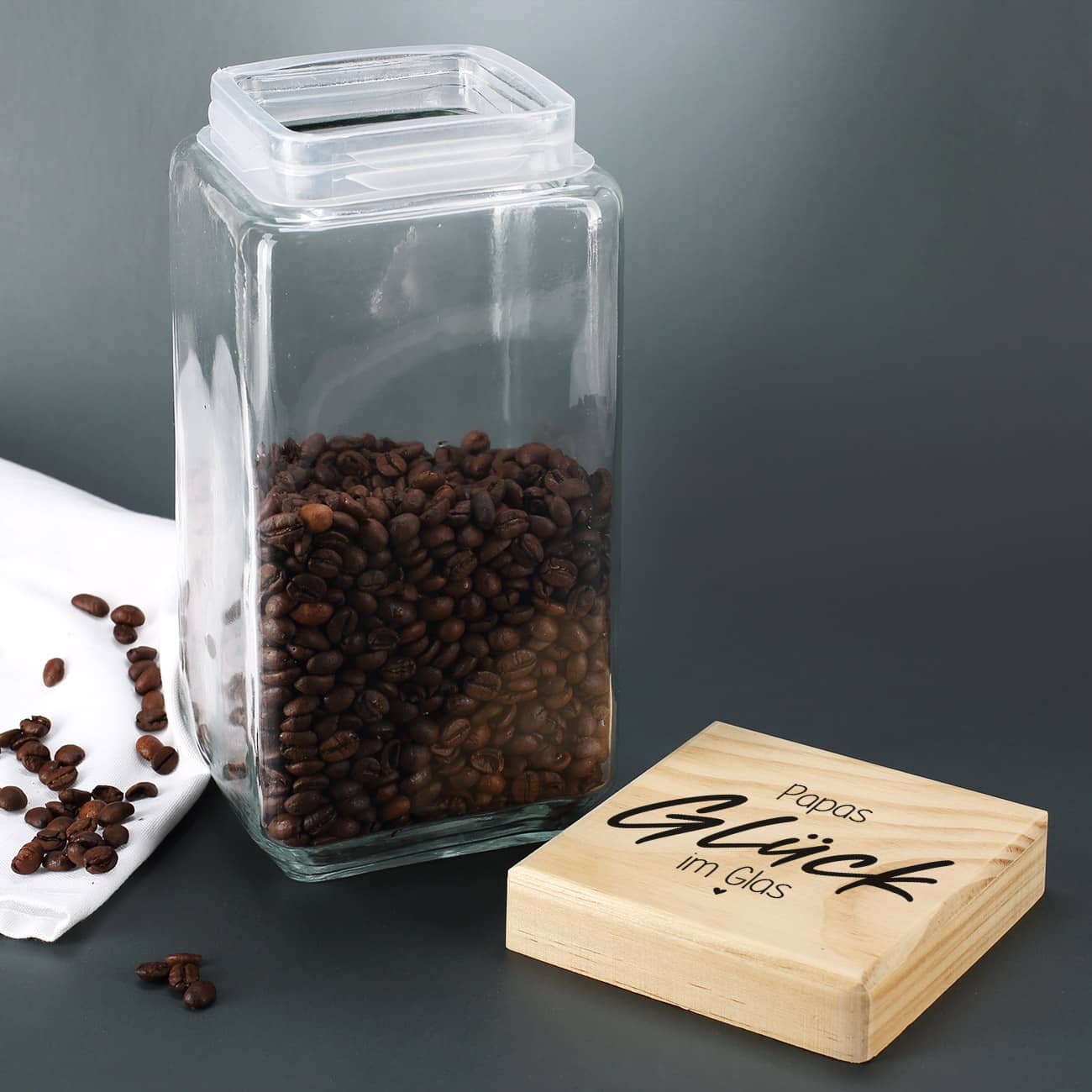 Deckel mit Name nach Wunsch bedruckt