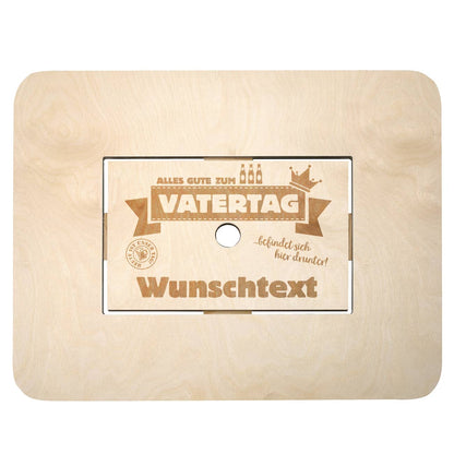 Bierkasten-Tisch zum Vatertag - mit persönlicher Gravur