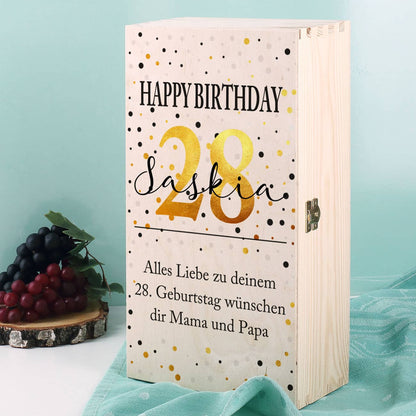 Persönliche Geschenkverpackung zum Geburtstag