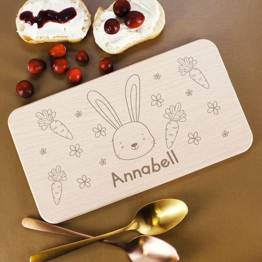Frühstücksbrettchen für Kinder mit Name personalisiert