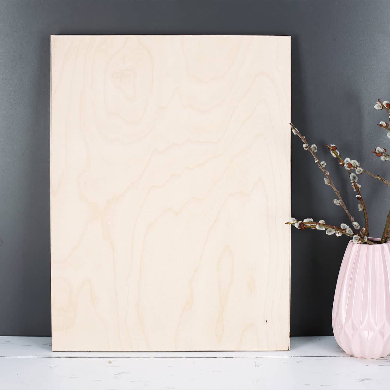 Holzplatte mit natürlicher Maserung