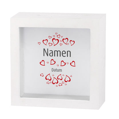 Bilderrahmen Spardose zur Hochzeit 