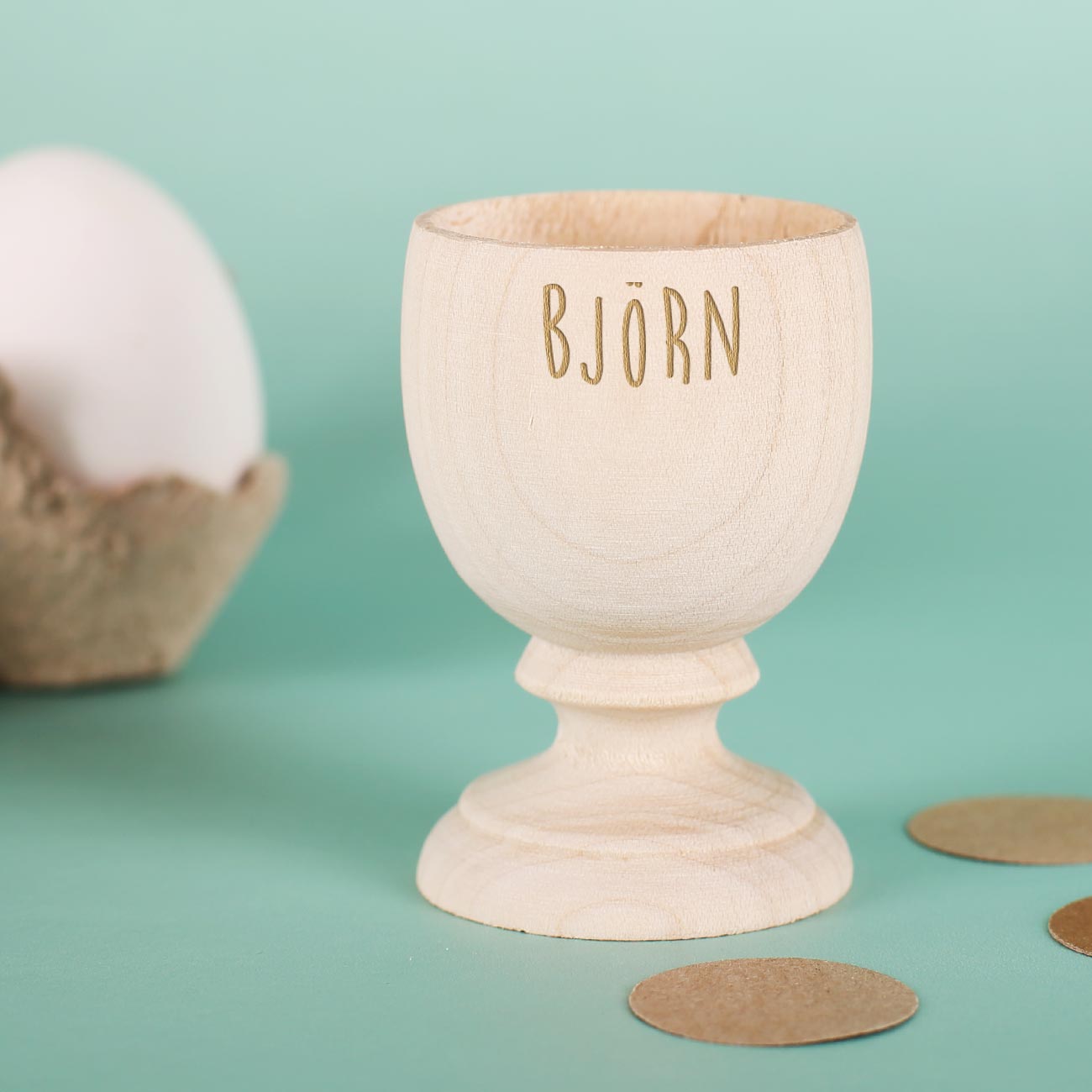 Eierbecher graviert mit Name