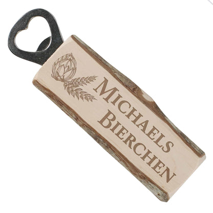 Bierchen - Flaschenöffner mit Namensgravur