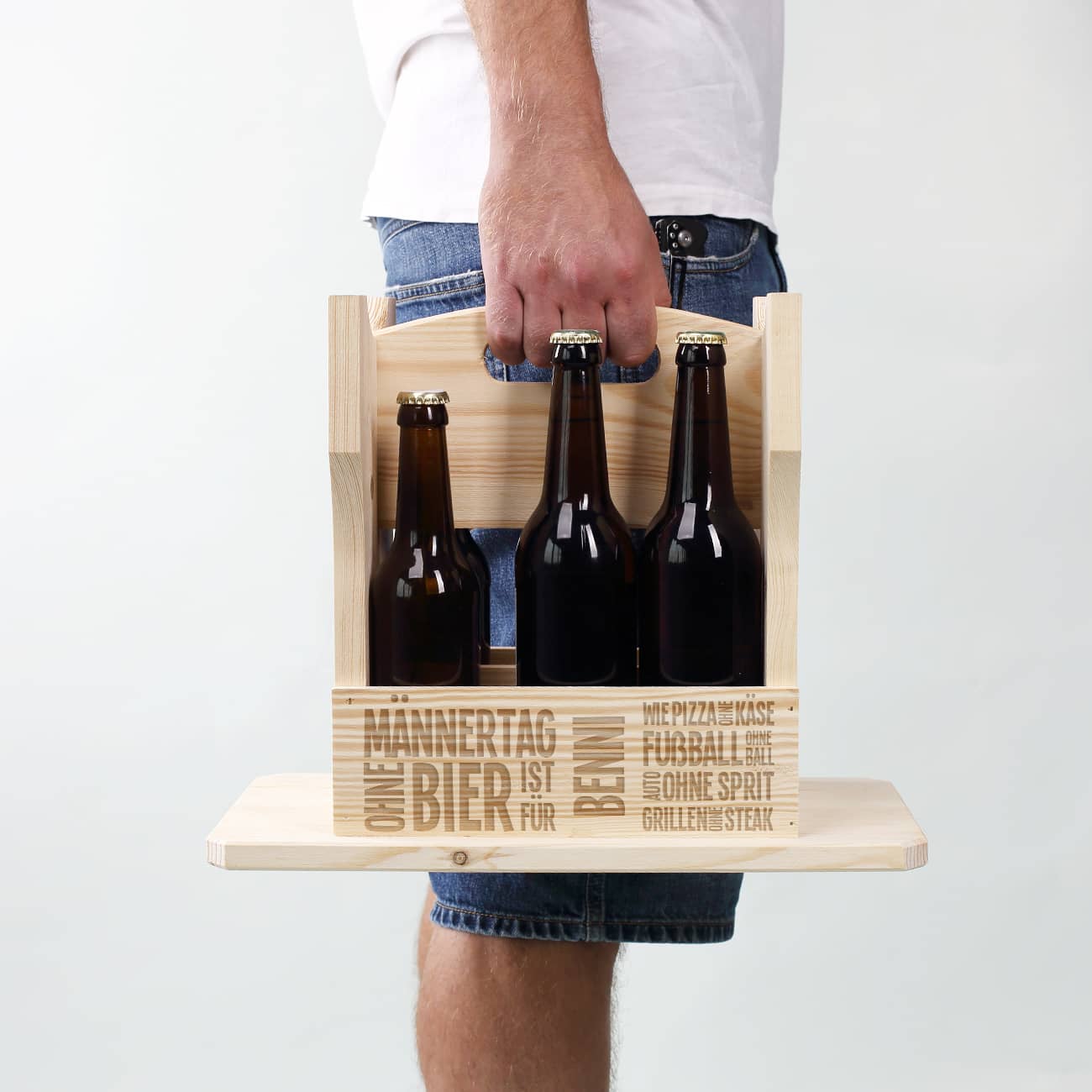 Hocker-Flaschenträger zum Männertag