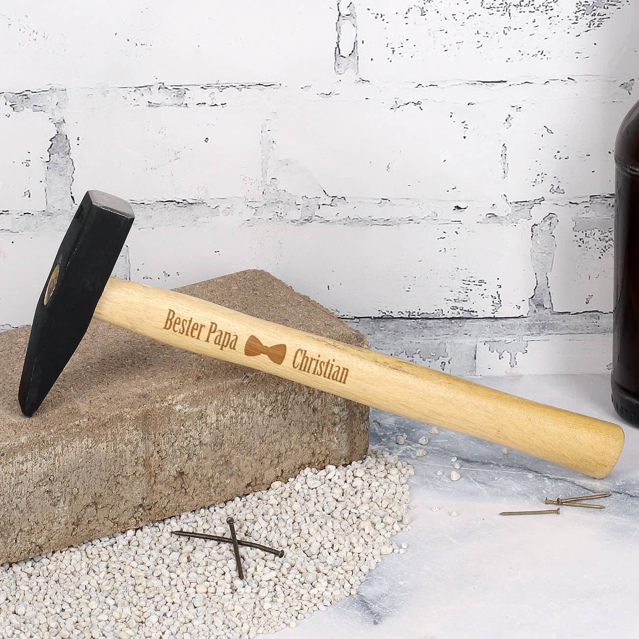 Gravierter Hammer für den besten Papa